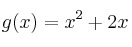 g(x)=x^2+2x